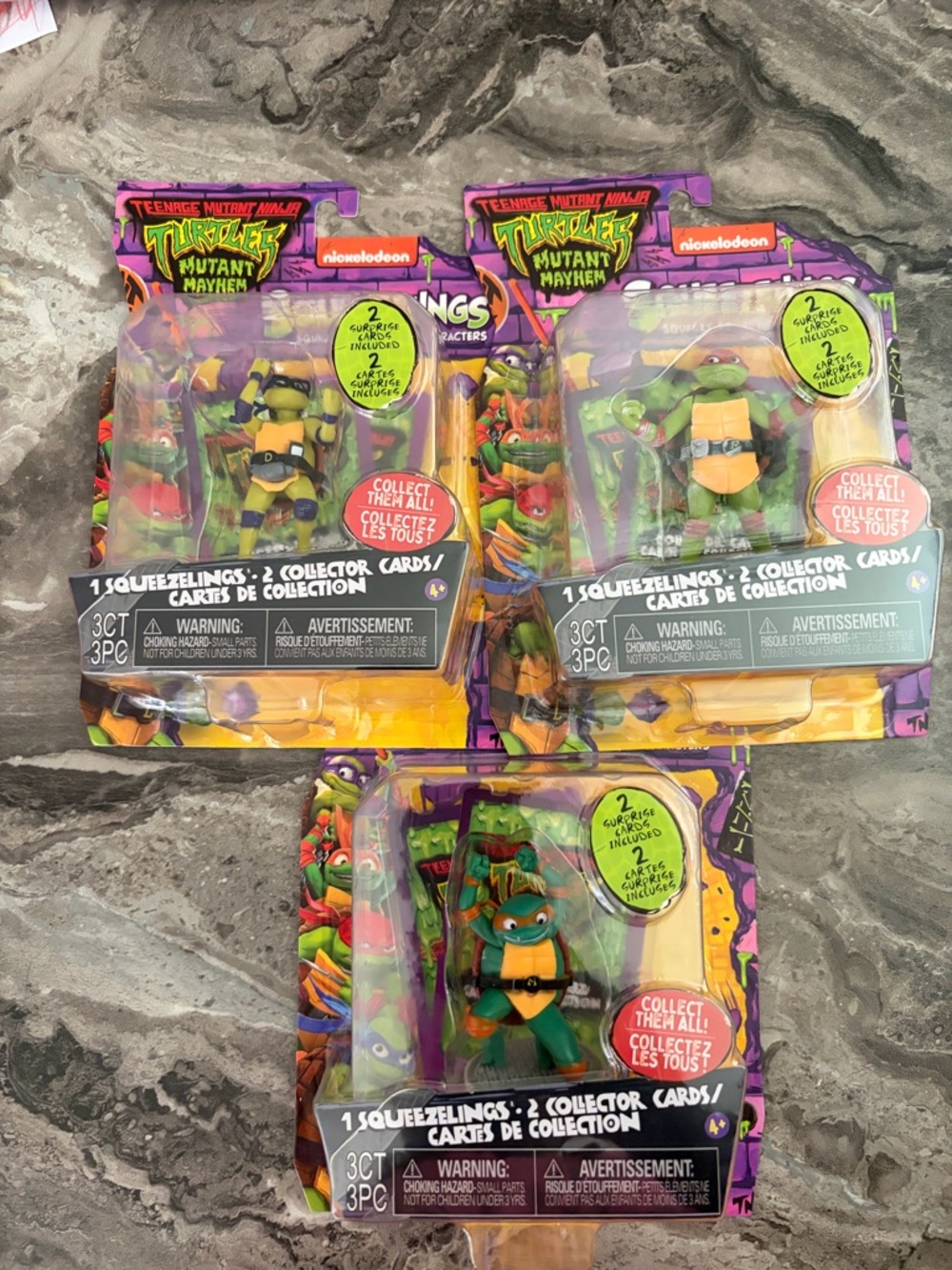 Nickelodeon Teenage Mutant Ninja Turtles Squeezelings Pack - Purple